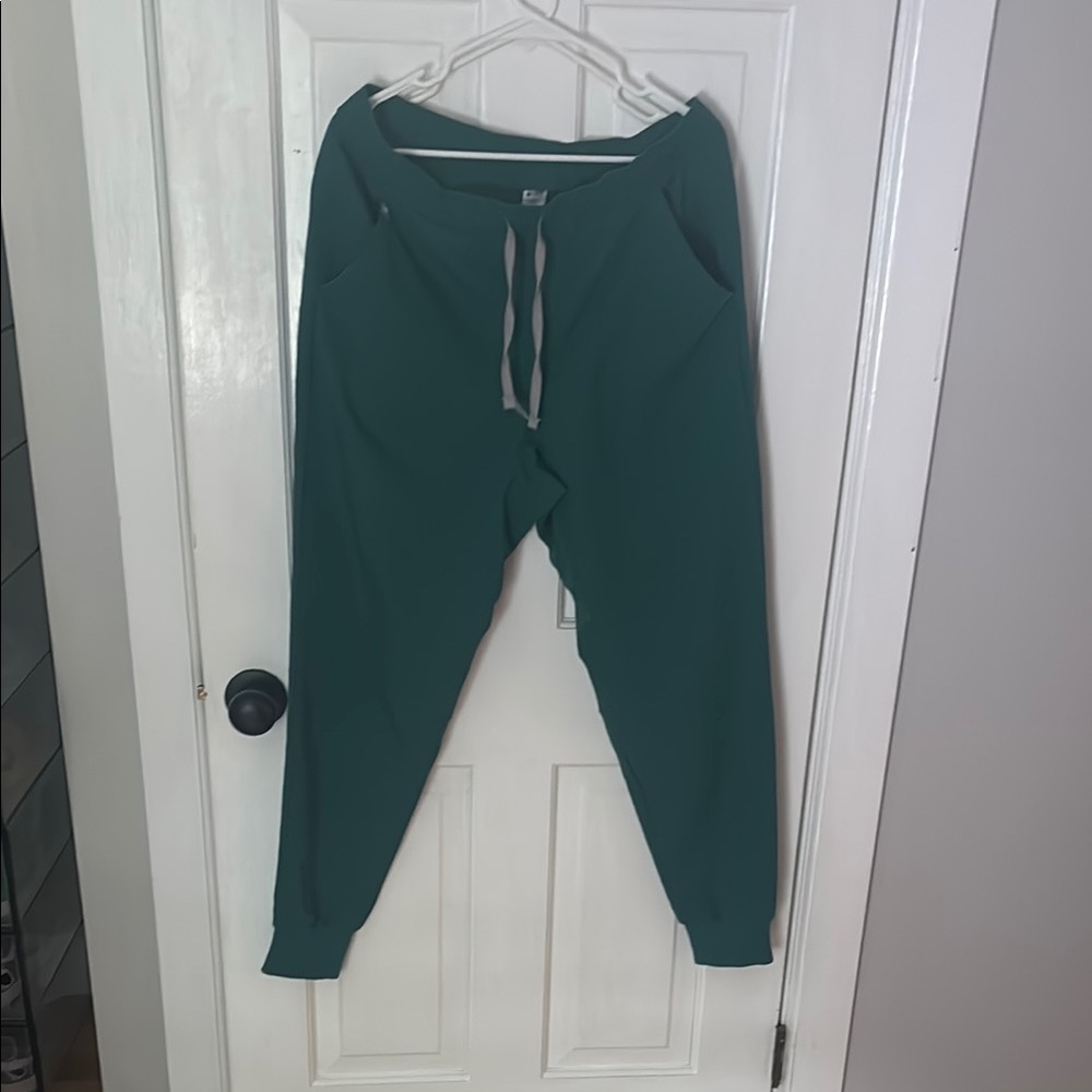 Figs Deep Green Scrub Pants